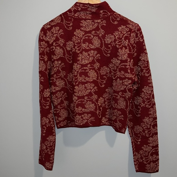 NWTS ANTHROPOLOGIE RUCHED SWEATER (L) - Picture 8 of 14